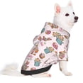 thumbnail image 2 of Fotbe Hello Easter Sudadera con Estampado para Perros Pequeños – Suéter con Capucha para Mascotas, Tela Suave de Forro Polar con Bolsillo-Large, 2 of 7
