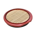 thumbnail image 3 of kowaku Soba Noodle Plate Cold Soba Serving Dish Food Appetizer Tray Kitchen with Drain Mat Drainboard Sushi Serving Plate Round, 3 of 9