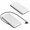 White, variant on 10000mAh Power Bank Portable Phone Charger External Battery Pack with LT & Type-C Double-ended Cable Type-C USB Cable Fit For IOSPhone 14 Android And More