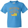 thumbnail image 3 of Inktastic Life's Better Mac & Cheese Youth T-Shirt, 3 of 5