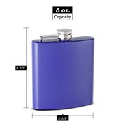 6oz Glitter-Paint Flasks, Purple