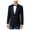 Blue - navy, variant on Ryan Seacrest Mens Wool Two Button Blazer Jacket, Blue, 40 Short