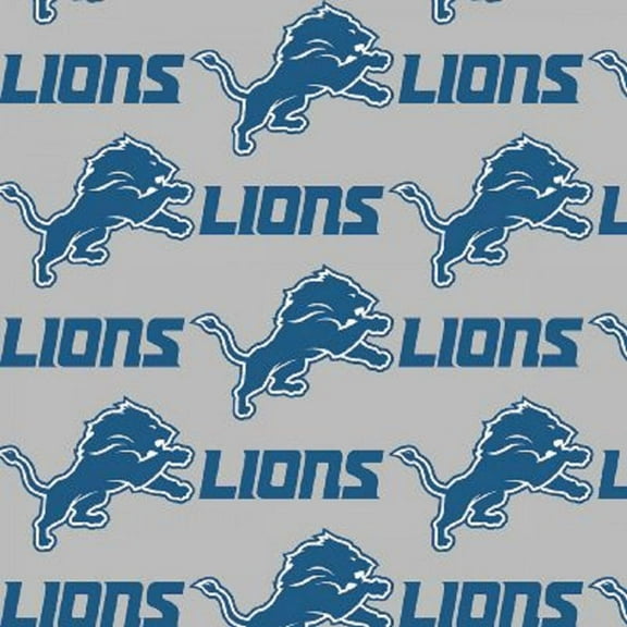 Lions Solid Grey Fleece