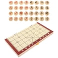 thumbnail image 3 of Juego de ajedrez chino portátil de madera de 1 caja con tablero plegable para viajes y almacenamiento, juego de mesa tradicional, tablero de ajedrez plegable con ajedrez, 3 of 7