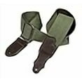thumbnail image 3 of Franklin Strap - 2" Distressed Canvas - Guitar Strap - Olive with Chocolate End Tab, 3 of 4