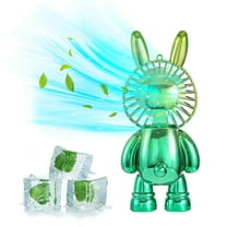 UttpKLBx Portable Neck Fan Battery Operated Portable Fan Room Air Conditioner with Remote Collapsible Portable Fan, for Bedroom Office Desk (Green)