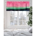 thumbnail image 5 of Valances for Windows Valance Rod Pocket Light Filtering Short Window Treatments Curtains for Kitchen Bathroom Living Room Bedroom, 1 Panel, 54 x 18 Inch, 5 of 7