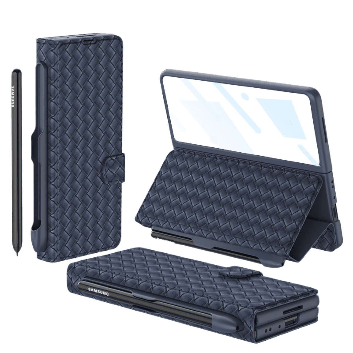 Wish Compatible with Samsung Galaxy Z Fold 4 Wallet Case with