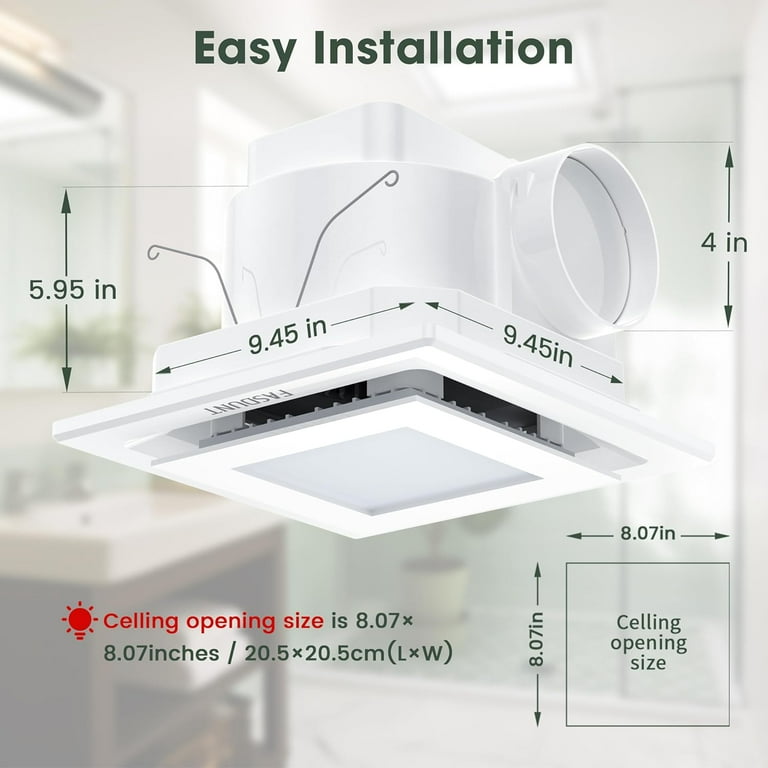 Bathroom Exhaust Fan Light Combo Shelly Lighting