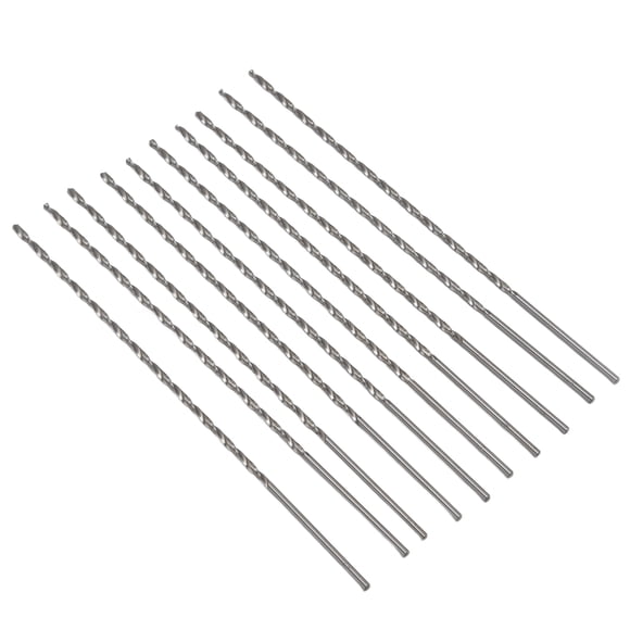 Extra Long HSS Foret, Foret de Forage Rapide Extra Long Haute Précision Conception d'Enlèvement de Puce en Spirale pour les Métaux Non Ferreux