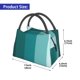 thumbnail image 2 of Easygdp Teal Color Bolsa de Almuerzo Insulada Reutilizable, Bolsa de Mano y Bandolera para Oficina, Trabajo, Viajes, 2 of 6