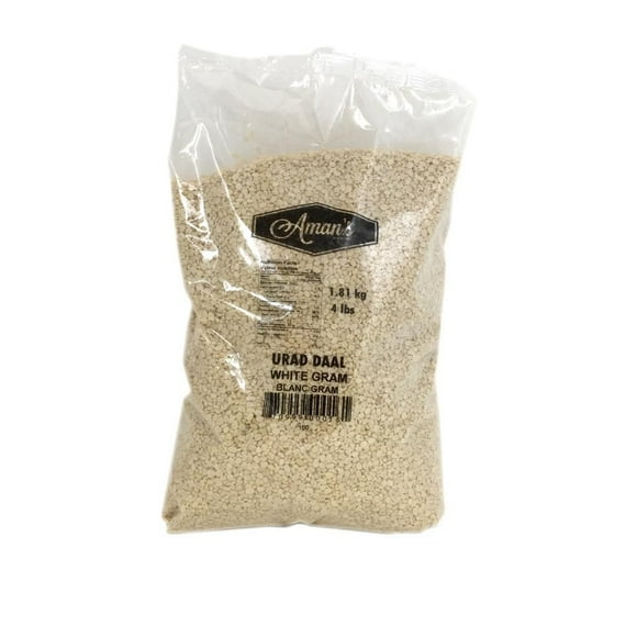 Aman's Urad Daal White Gram, 1.81kg 4lbs