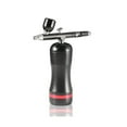 Airbrush kit compressor auto start stop replace battery body art desgn