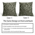 thumbnail image 6 of Olive Green Pillow Covers 16x16 Set of 2 Vintage Floral Botanical Print Spring Flower Plant Pattern Decorative Throw Pillow Cases Outdoor Farmhouse Decor for Home Sofa Couch Bed, 6 of 6