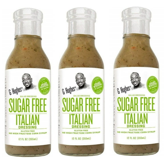 G Hughes' Sugar-Free Salad Dressings - Italian Size: 3 Bottles
