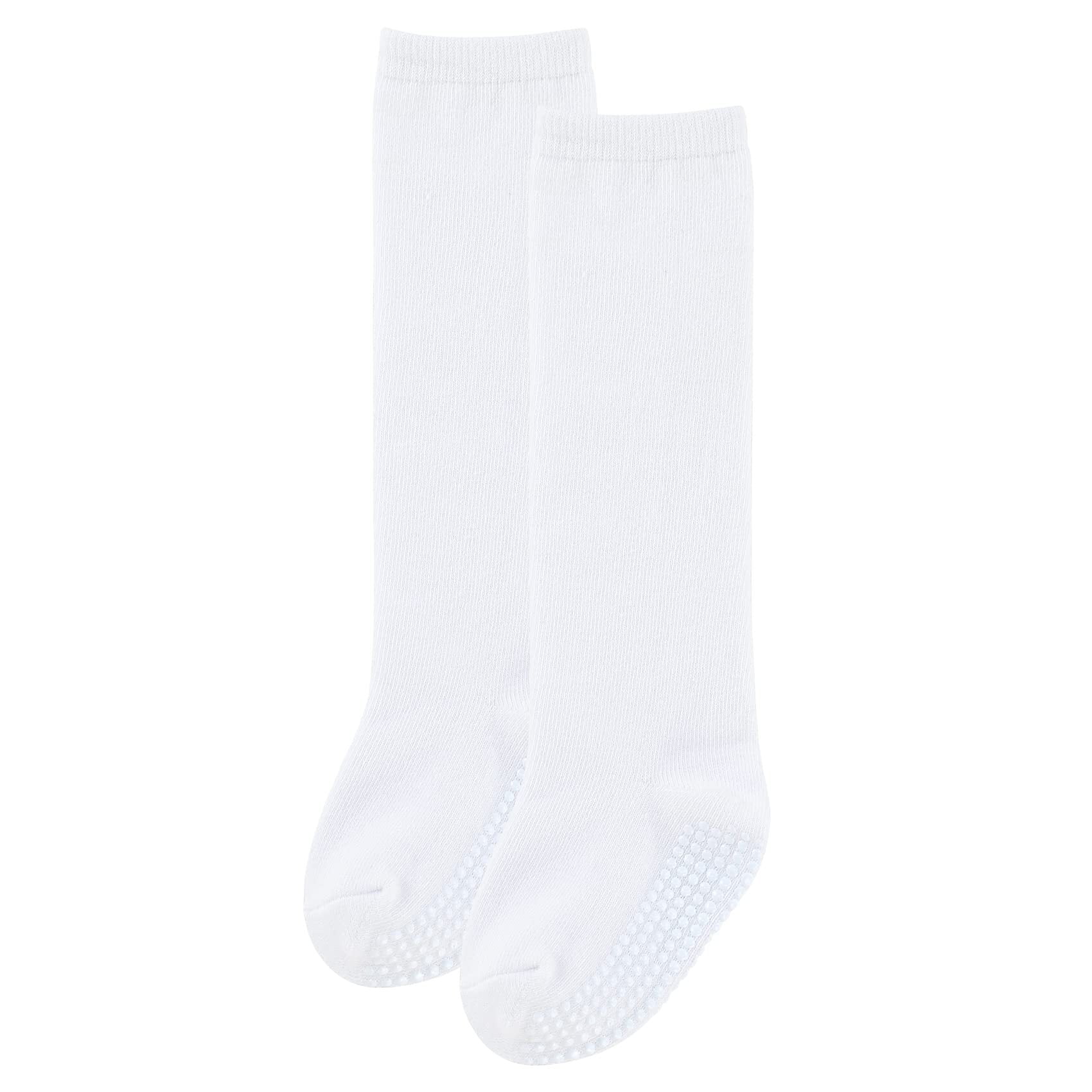 Zando Infant Newborn Socks Baby Knee High Socks for Girls Long Non Slip