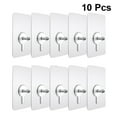 thumbnail image 2 of 10pcs Punch-free Non-marking Screw Stickers Wall Picture Hook Invisible Traceless Hardwall Drywall Picture Hanging Kit for Picture Photo Frame Hanging (6*6cm Thick Sticker Exposed 6mm), 2 of 8