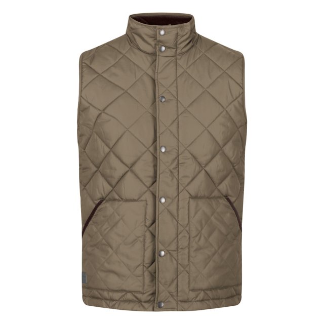 Regatta - Chaleco Forro Polar Londyn Acolchado para Hombre (Arena Dorada)