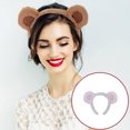 thumbnail image 5 of Diadema con orejas de oso, tocado encantador, lavado de cara, aros para el cabello, diadema de maquillaje para niñas, maquillaje de Spa, 5 of 5