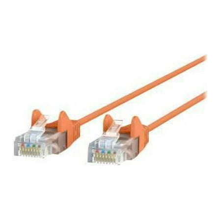 Belkin CE001B15-ORG-S 15 ft. Cat 6 Orange Slim Gigabit Snagless UTP Ethernet Cable