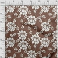 thumbnail image 3 of oneOone Silk Tabby Brown Fabric Jacobean Floral Silhouette Fabric For Sewing Printed Craft Fabric By The Yard 42 Inch Wide, 3 of 4