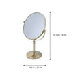 thumbnail image 2 of IBASETOY 1PC Beauty Mirror with Double Side Design Metal for Women at Home, 2 of 8