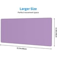 thumbnail image 3 of Purple Mouse Pad Extended Large Gaming Lavender Mousepad XL Big Long Oversized Desk Mat Stitched Edges 31.5 X 11.8 Inch for Home Office, 3 of 6