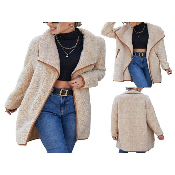 Fuzzy teddy cardigan deals