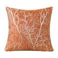 thumbnail image 1 of Funda de almohada Strade Fareast Limited Funda de cojín jacquard Naranja 45 cm x 45 cm, 1 of 8