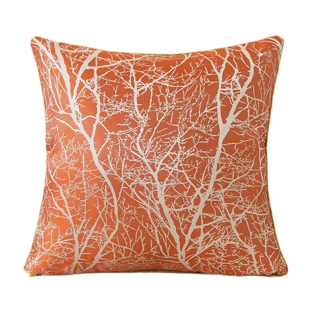 Funda de almohada Strade Fareast Limited Funda de cojín jacquard Naranja 45 cm x 45 cm