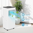 thumbnail image 4 of Kselythan 8000 BTU Portable Air Conditioner, 3-in-1 Portable AC Units with Remote Control, Room Air Conditioner with Cool, Dehumidifier and Fan Function, 4 of 7