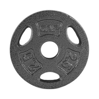 A2ZCARE Lot de 4 disques d'haltères standard en fonte de 2,5 cm - 0,6 kg
