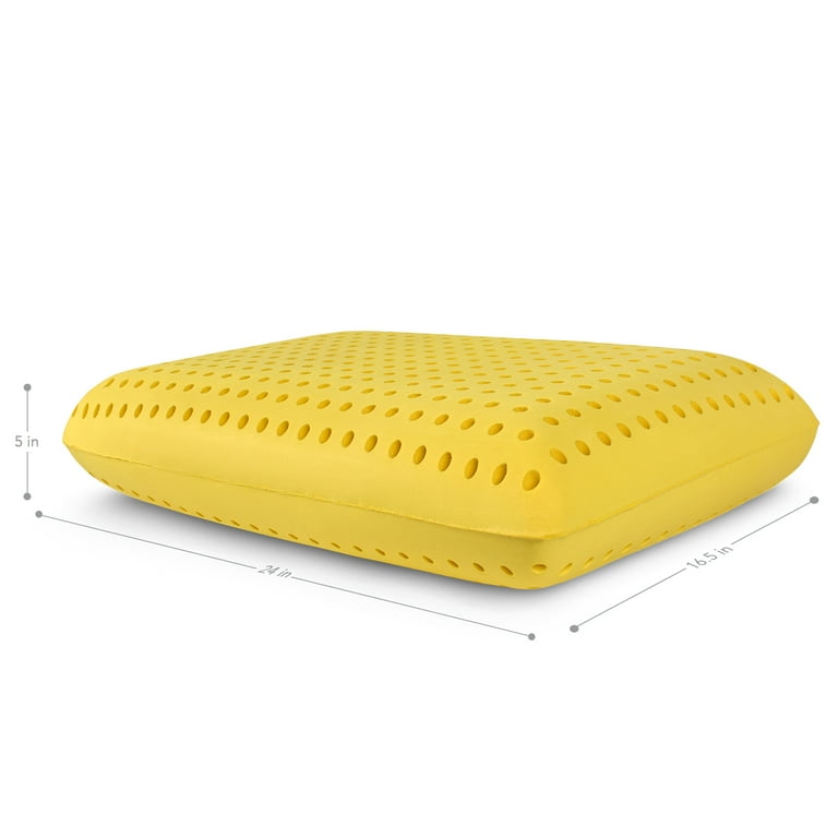 Holes in memory foam pillow top
