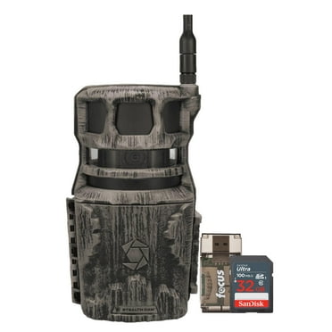 Stealth Cam Revolver Pro 360 Degree 40MP Cellular Trail Camera Bundle with 32GB Memory Card and Card Reader