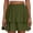 *Army Green, variant on Binmer Women's High Waist Tiered Ruffle Flowy A Line Mini Skirt,Casual Summer Swing Skirt Army Green,Women's Plus L