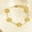 Gold, variant on 18K Gold Plated Dainty Four Five Leaf Clover Dot Bracelets for Women Lucky Flower Jewelry