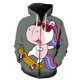 thumbnail image 1 of Sudadera con capucha y cremallera para hombre, diseño de astronauta de dibujos animados, con estampado 3D, ideal para primavera de 2024. Sudadera unisex de manga larga., 1 of 6