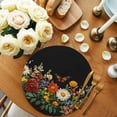 thumbnail image 2 of Round Placemats Spring Pastoral 15 inch Set of 4 Table Mats for Dining Table Flowers Butterfly Heat Resistant Non-Slip Kitchen & Home Decorative Place Mat Set, 2 of 8