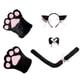 thumbnail image 2 of Jumpingount Conjunto de Cosplay de gato con orejas de cola de gatito dibujos animados ropa de juego de rol cómoda suministros de fiesta para Halloween Accesorio para el cabello No.2 Jumpingount AP007716-02, 2 of 6
