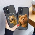 thumbnail image 2 of Matte Case for Samsung Galaxy M62 M53 M52 M51 M33 M32 M31 M30S M23 5G J8 J7 J6 J5 J4 Case Funda Capa Naughty T-Teddy Bear Couple, 2 of 5