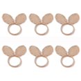 thumbnail image 1 of 6PCS Napkin Rings Easter Napkin Rings Holder Napkin Rings Buckles Dining Table Setting Decor, 1 of 5
