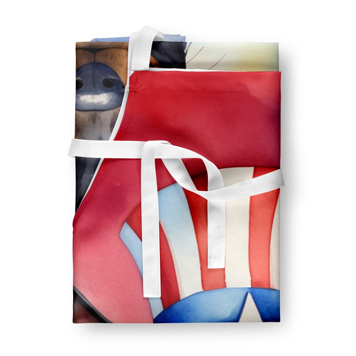 Manchester Terrier Patriotic American Apron 27 in x 30 in