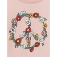 thumbnail image 3 of Garanimals Baby and Toddler Girls Long Sleeve Graphic Fleece Top, Sizes 2T-5T, 3 of 4