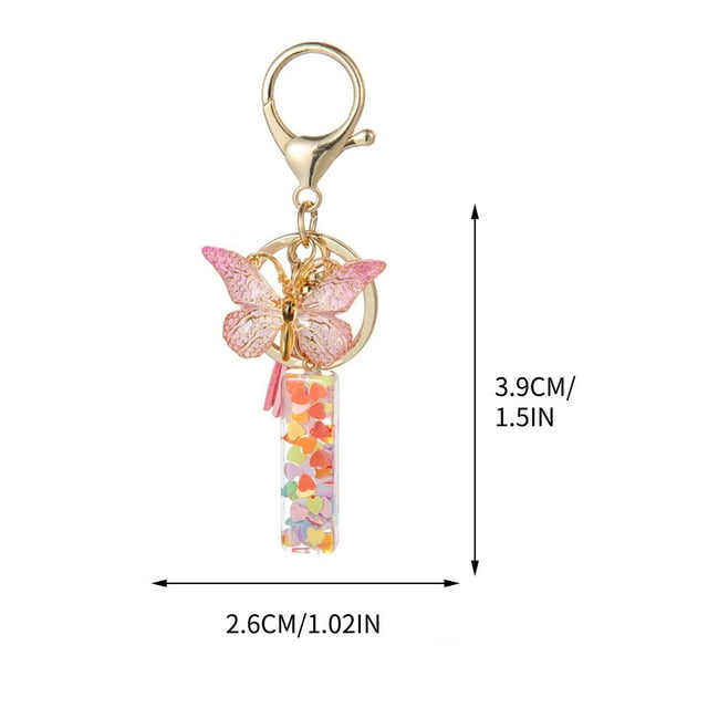 New English Letter Keychain Hanger Car Keychain Bag Accessories