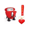 thumbnail image 1 of Funda Compatible AirPod Tercera Generación Verano Sin Ti Genérica CORAZÓN OJO CON LLAVERO, 1 of 5