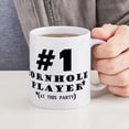 thumbnail image 4 of CafePress - #1 Cornhole Player Mug - 11 oz Ceramic Mug - Novelty Coffee Tea Cup, 4 of 4