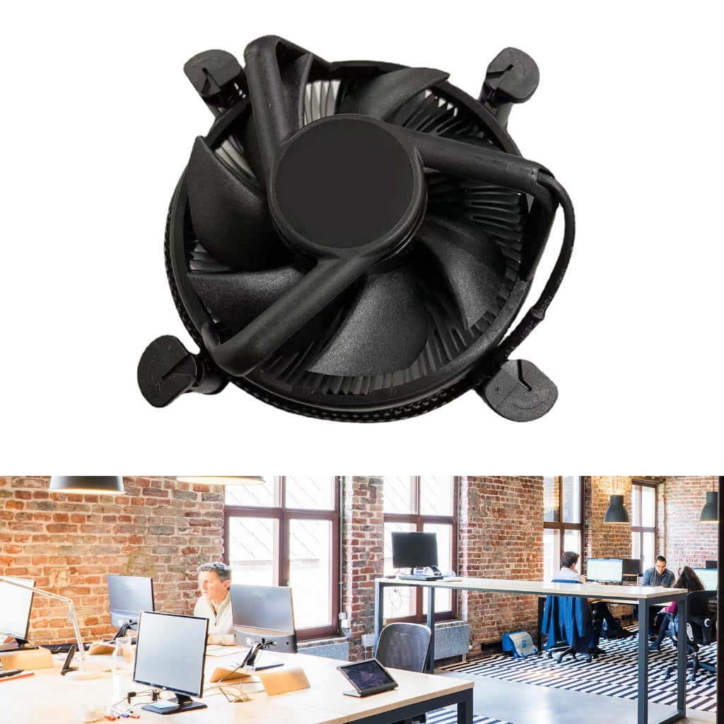 Zeiwohndc Small CPU Air Cooler for Intel LGA 1150/1151/1156 Low Noise Copper Heat Sink
