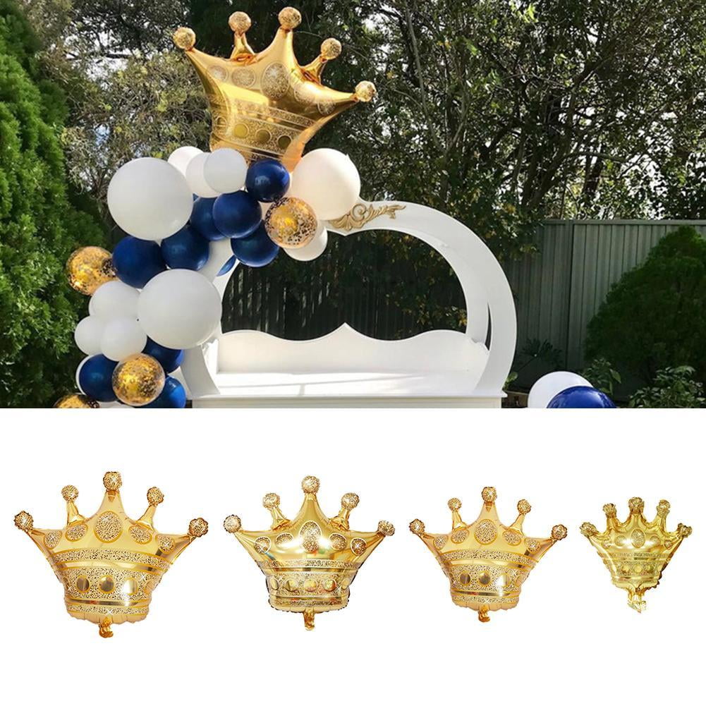 Details about   Gold Crown Foil Helium Balloon Princess Birthday Party Decoration SML N8L0 