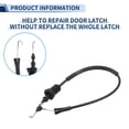 thumbnail image 4 of Cable de pestillo de puerta Unique Bargains No.1J4837085F para VW Golf MK4 1J [1997-2006] solo 4 puertas frontal, 4 of 6