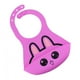 thumbnail image 5 of Baberos de silicona impermeables y ajustables para bebés, con bolsillo para comida, para niñas y niños. Rosa roja, 5 of 5